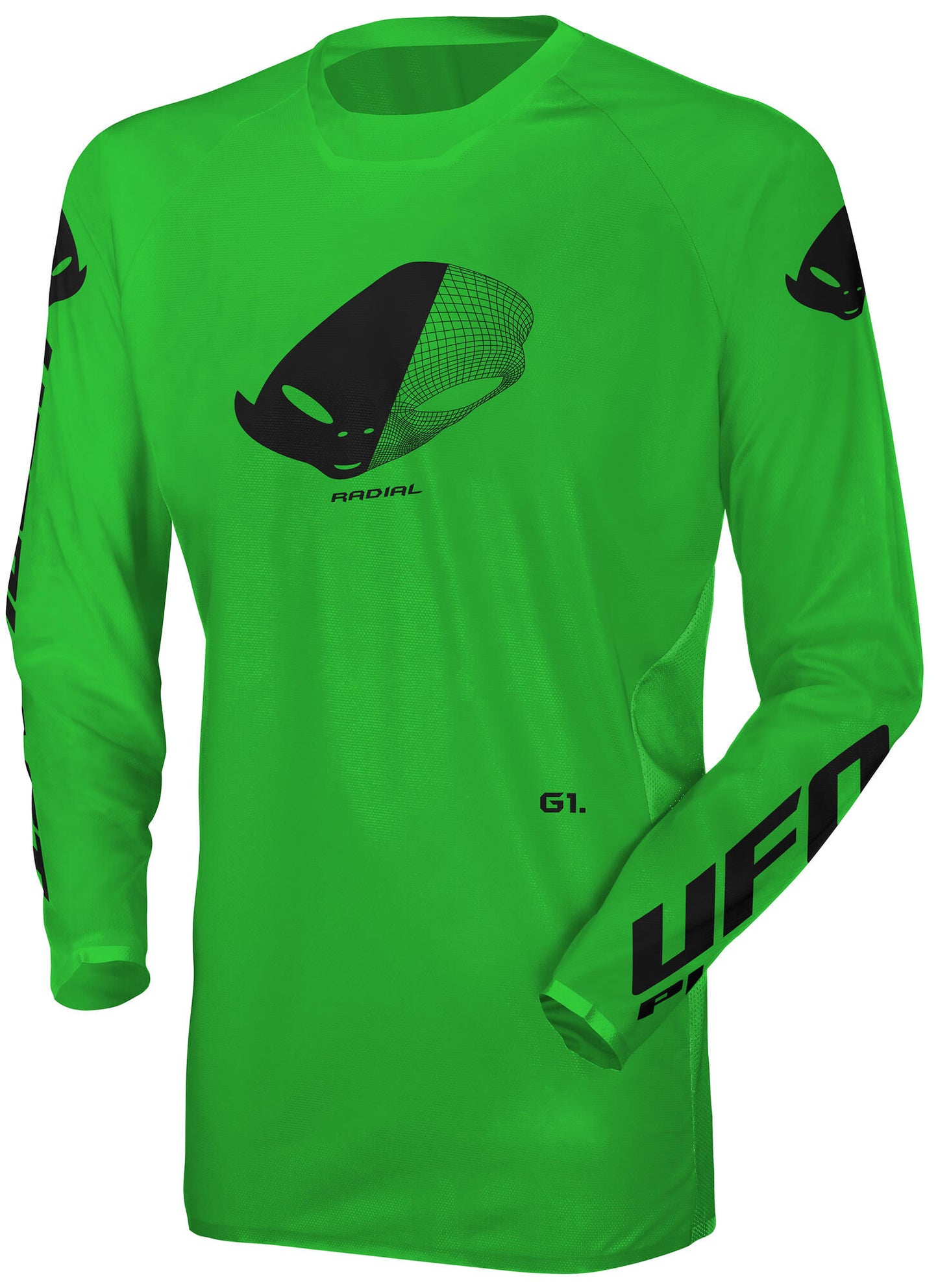 Ufo plast jersey mx radial mx jersey ufo radial verde neón gr. m