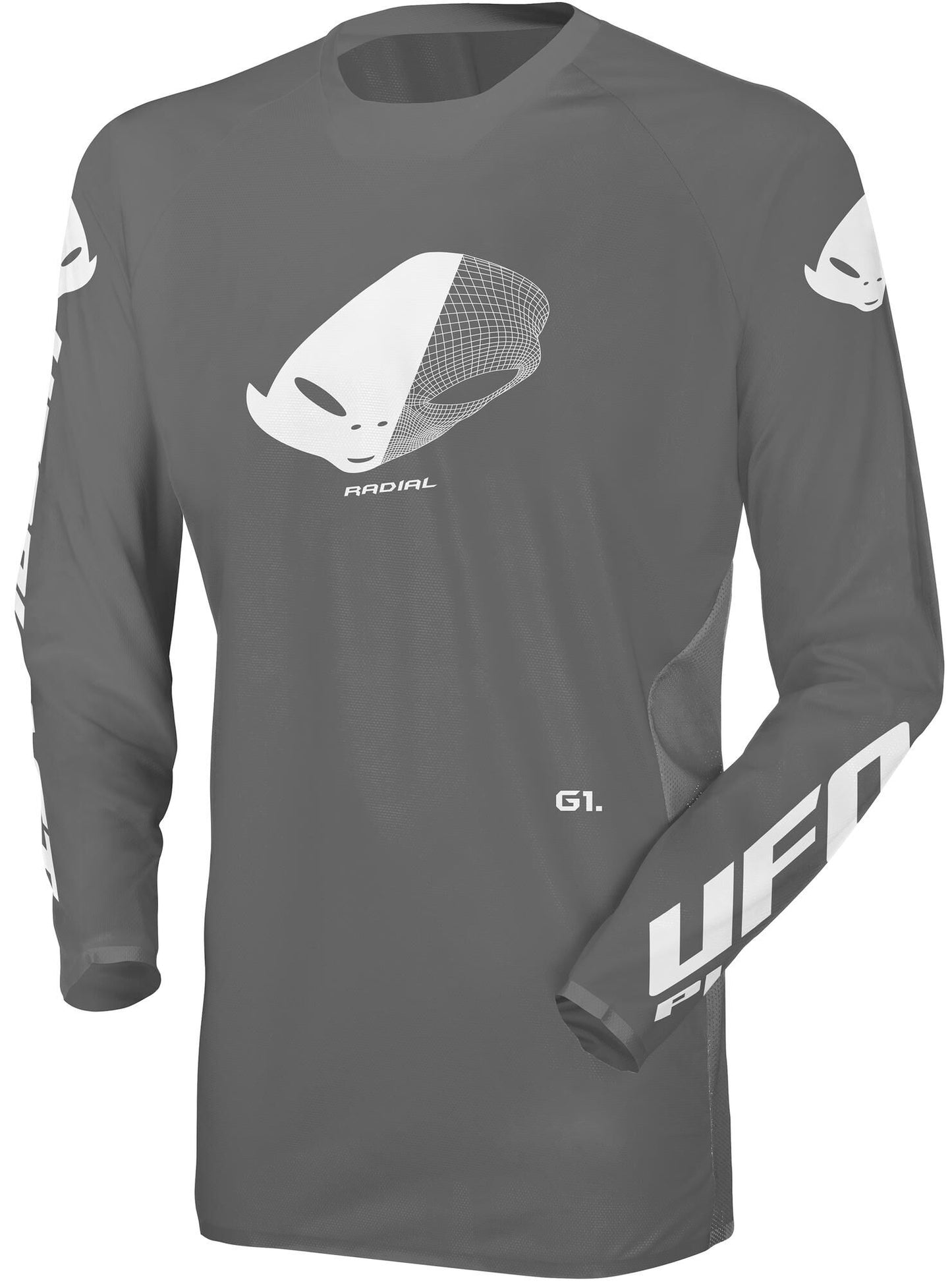 Ufo plast maglia mx radial maglia mx ufo radial grigio gr. s