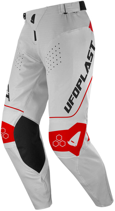 Ufo plast mx ares broek mx trousers ufo ares gray red gr. 46