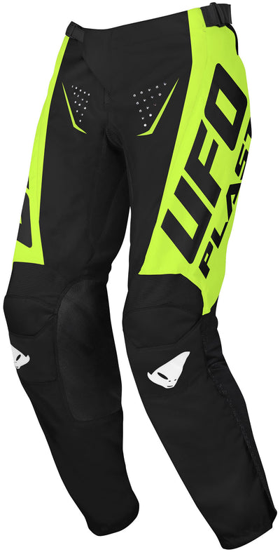 Ufo plast broek mx oblivion mx trousers ufo oblivion black yellow gr. 46