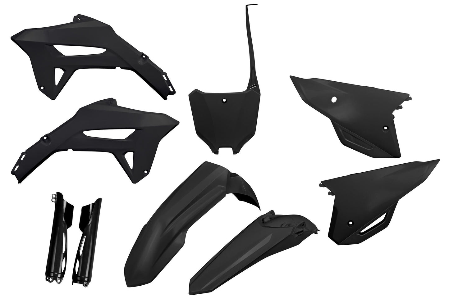 Kit embellecedor carrocería Ufo plast ufo honda negro