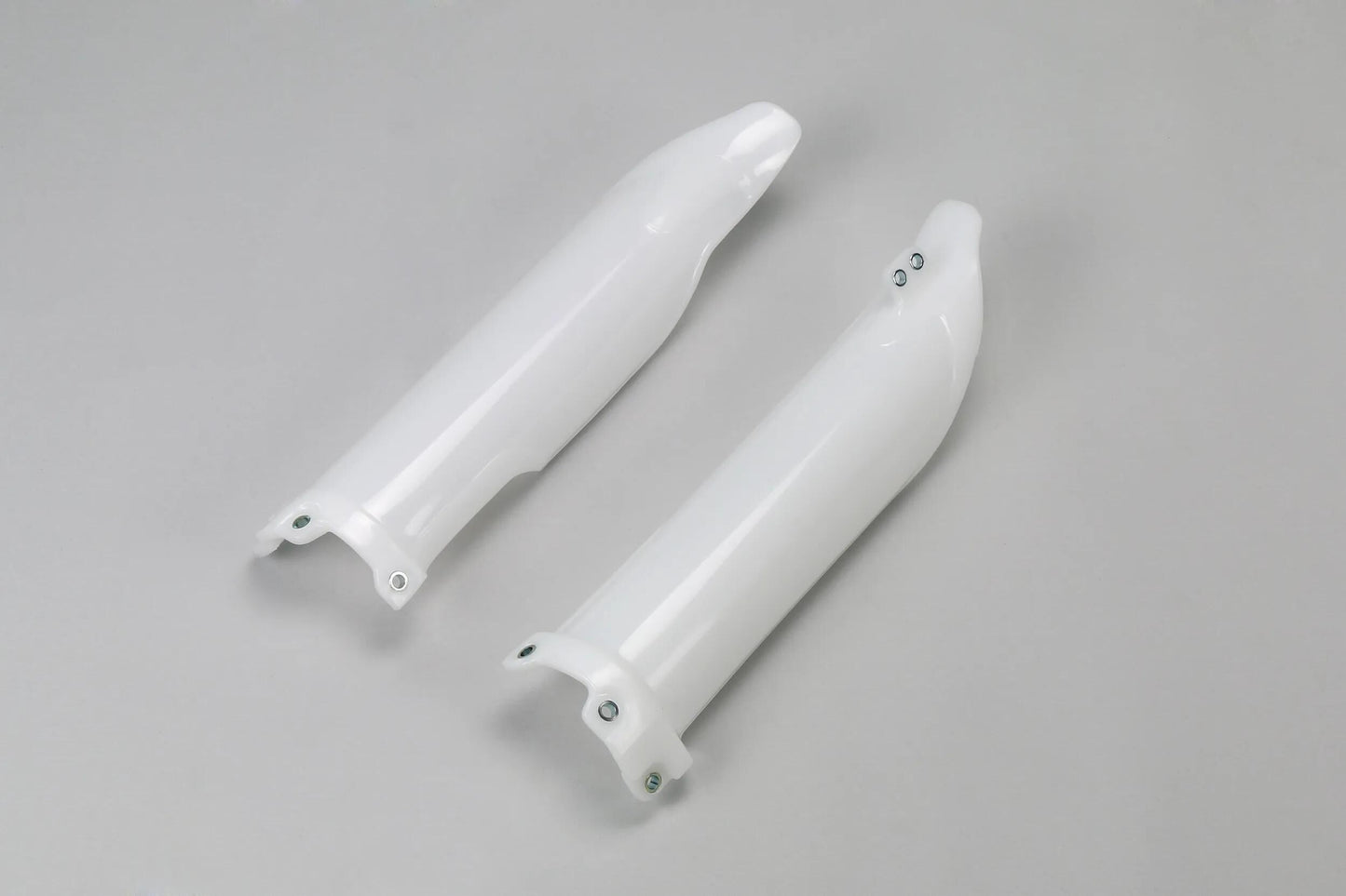 Ufo plast gabelprotektor fork protectors ufo kawasaki white