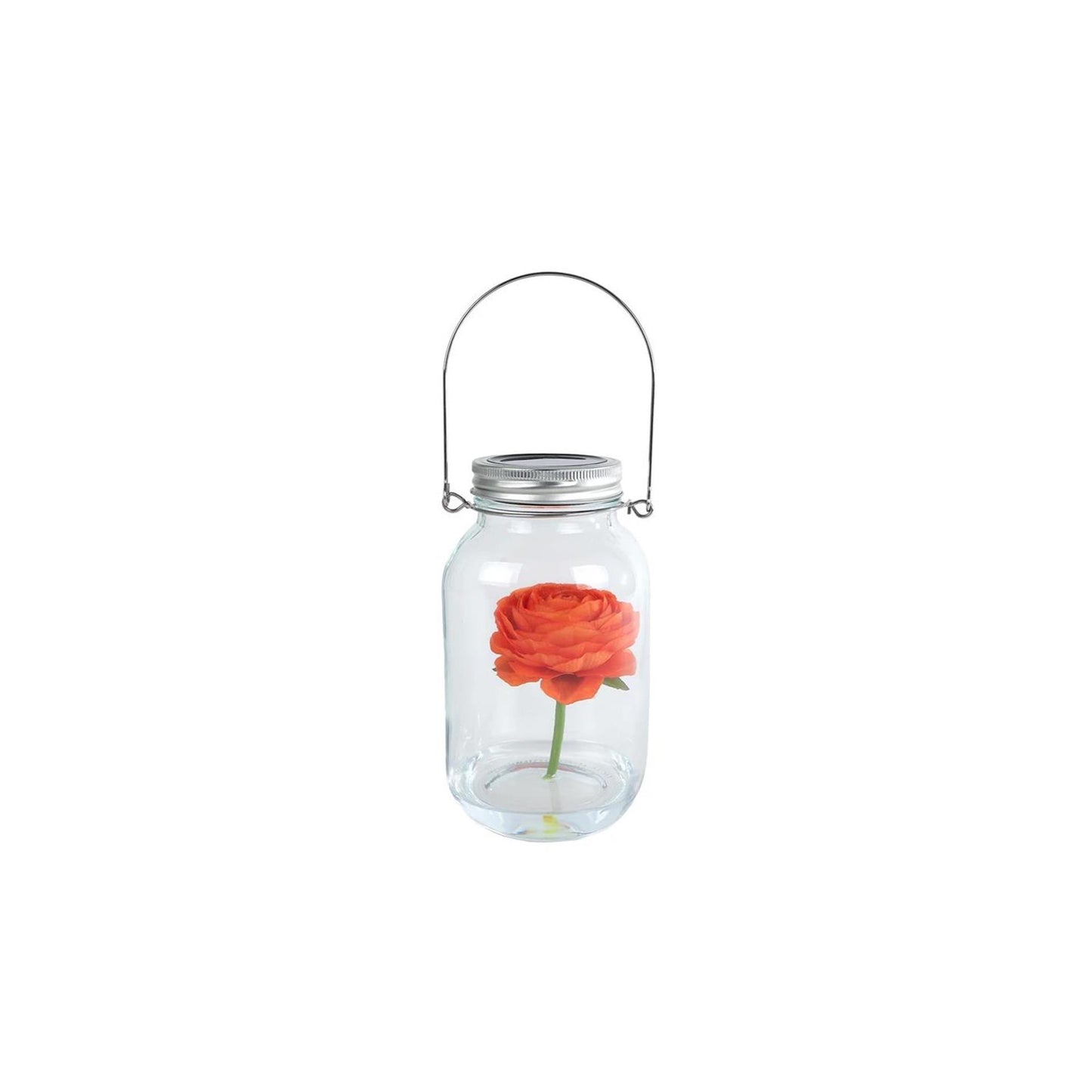 Iluminación LED flores cristal 10x10x18cm