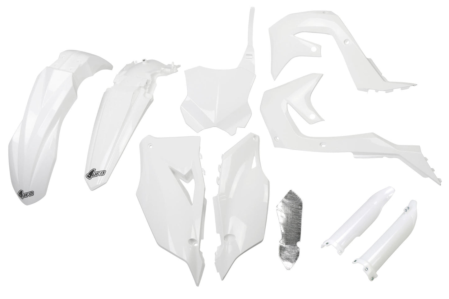 Ufo plast verkleidungssatz trim kit ufo kawasaki white