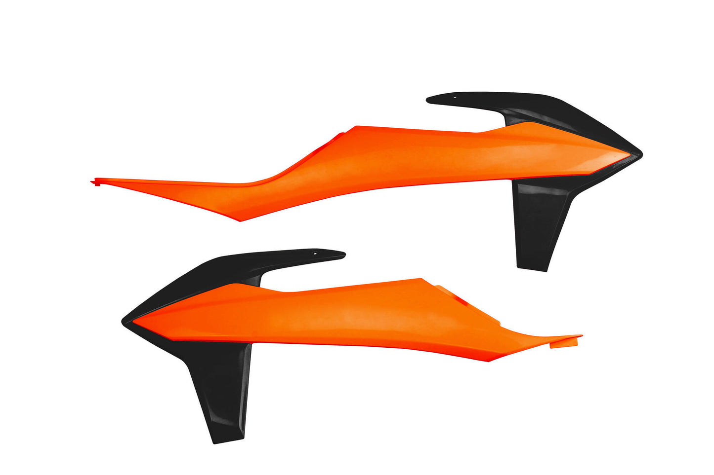 Ufo plast kühlerabdeckung radiator covers ufo ktm orange black