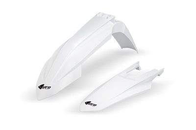 Ufo plast spatbordset mudguard set ufo ktm white