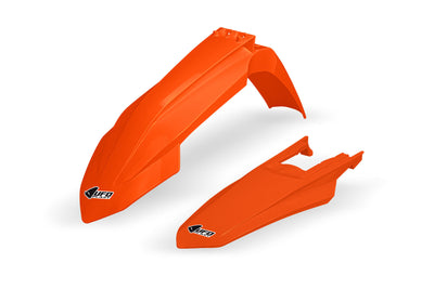 Ufo plast spatbordset mudguard set ufo ktm orange