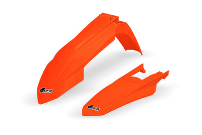 Ufo plast spatbordset mudguard set ufo ktm orange