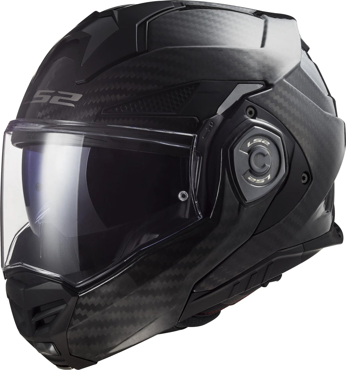Casco abatible ls2 ff901 advant x casco carbon solid ff901 adv. x carb.solid 3xl negro