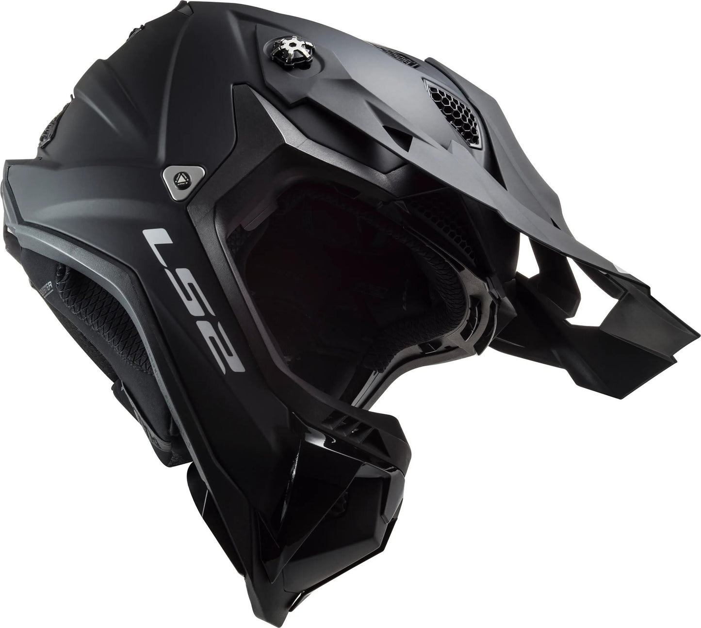 Casco cross LS2 MX700 subverter evo noir, sfoderabile e lavabile, traspirante e anallergico. casco mx700 subv.evo noir xxl nero opaco