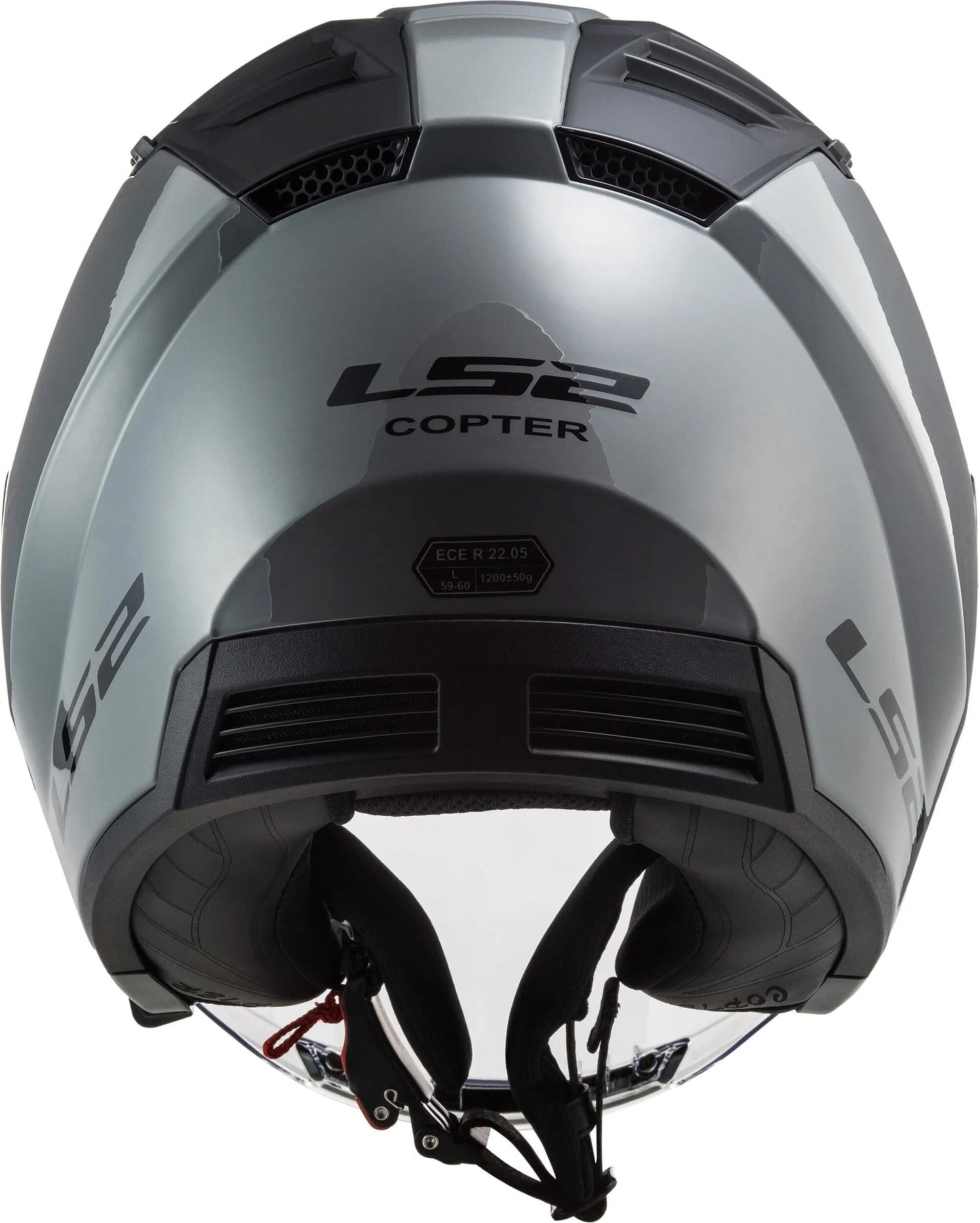 Ls2 casco jet solido copter ii de600 casco de600 copt. ii solid m gris nardo