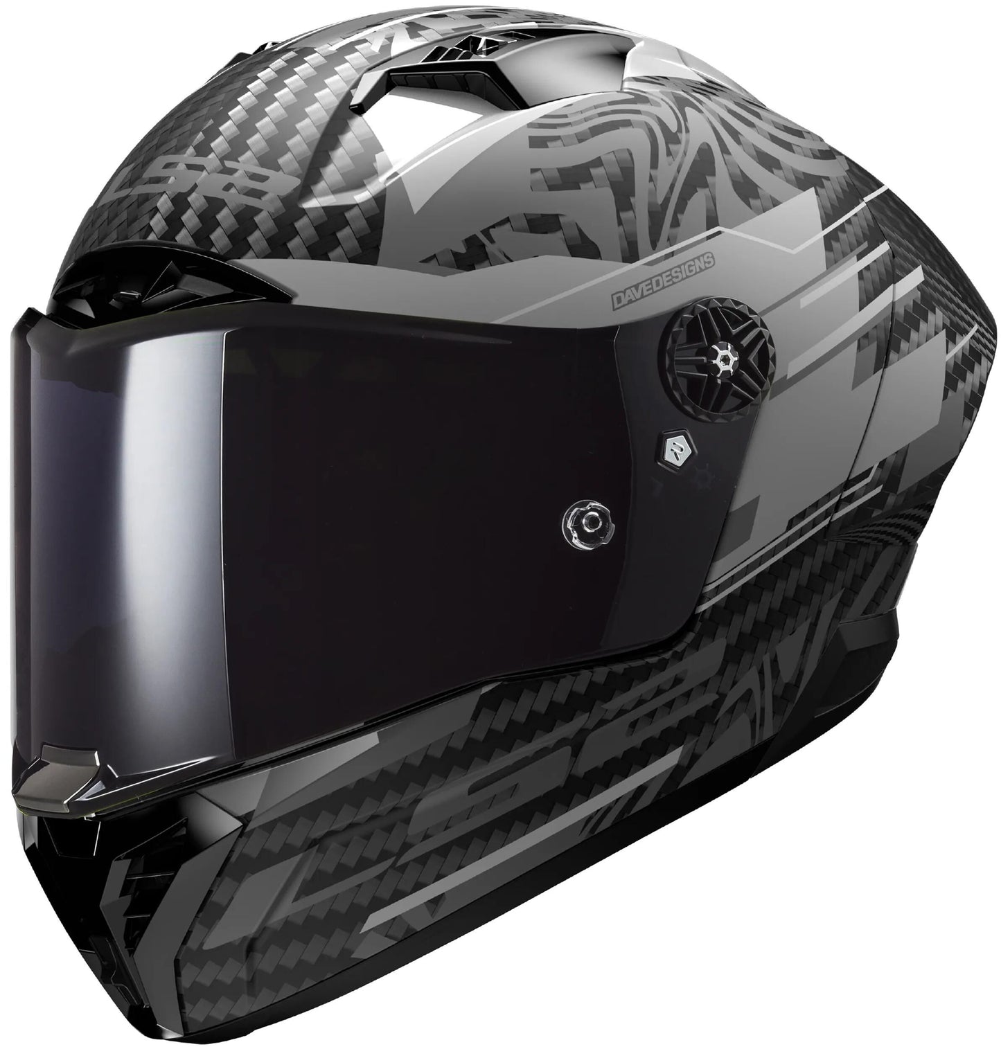 Ls2 integralhelm ff805 thunder carbon gp aero polar helmet ff805 thunder gp ae polar m. sw gr. xxl