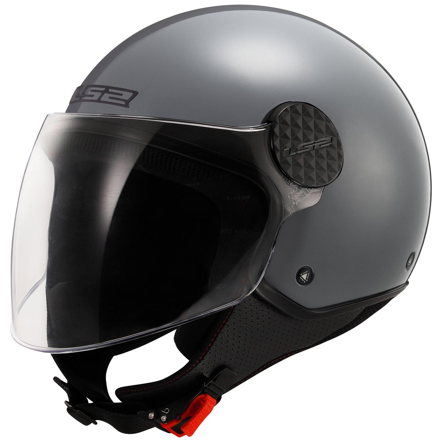 Casco jet ls2 de 558 esfera lux ii casco solido de 558 sph. lux ii sólido l gris