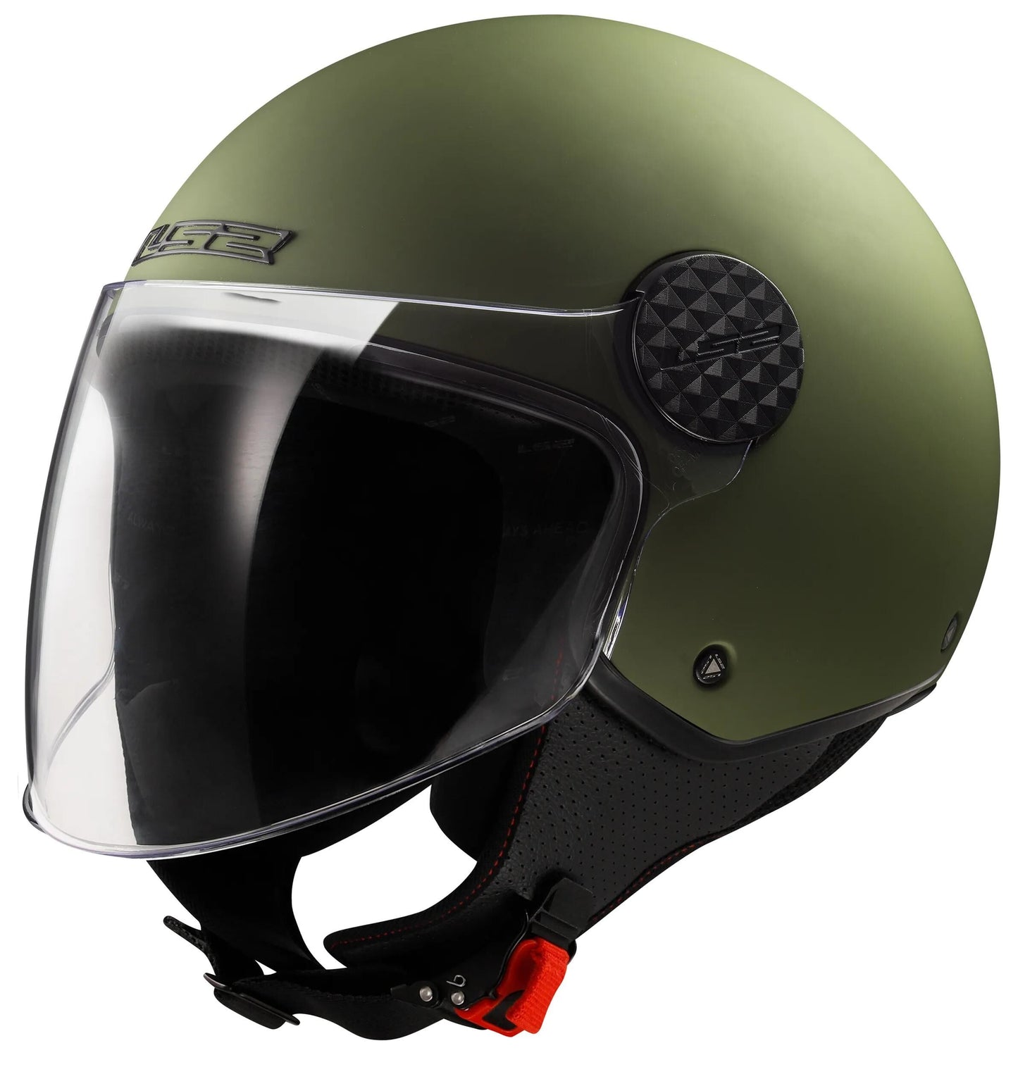 Casco jet ls2 de 558 esfera lux ii casco solido de 558 sph. lux ii solid m verde mate