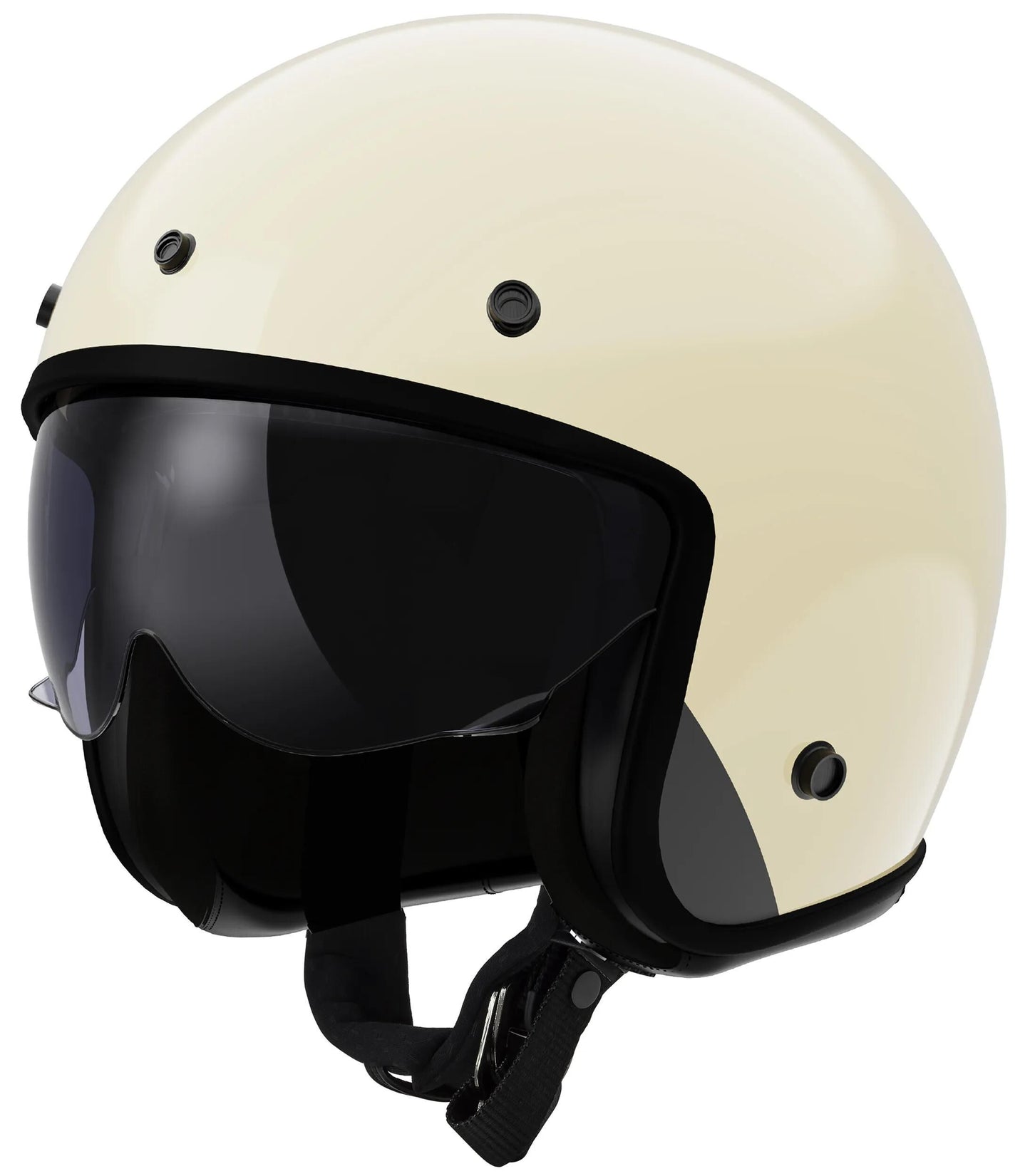Casco jet ls2 de601 bob ii solid crema casco de601 bob ii solid crema gr. m