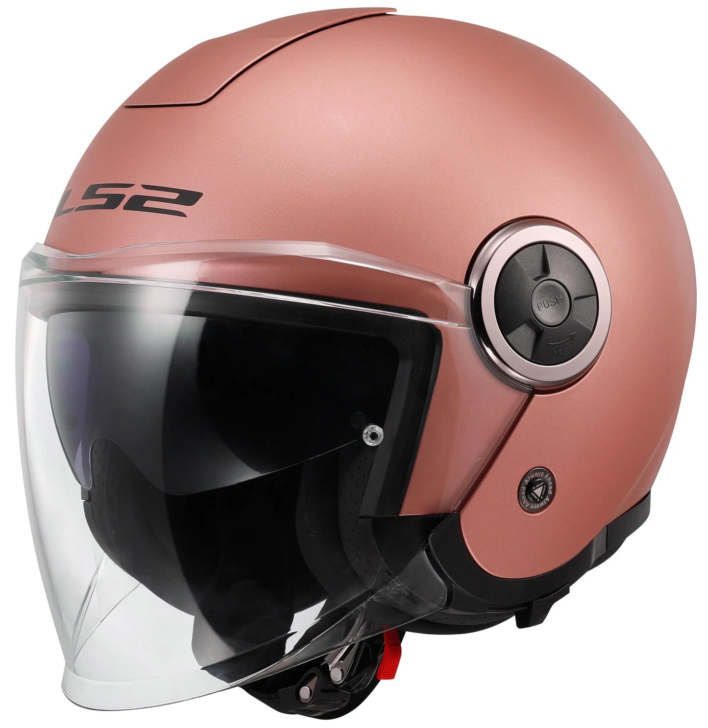 Casco jet Ls2 of620 classy solid casco of620 classy solid xl rosa opaco
