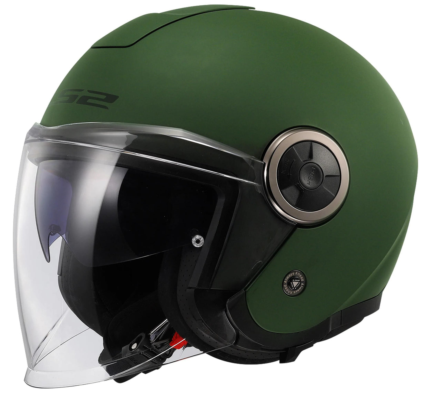 Ls2 of620 casco jet classy solid casco of620 classy solid xxl verde mate