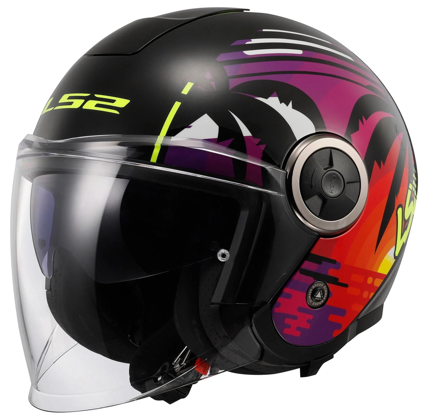 Ls2 jethelm of620 classy palm helmet of620 classy palm black gr. s