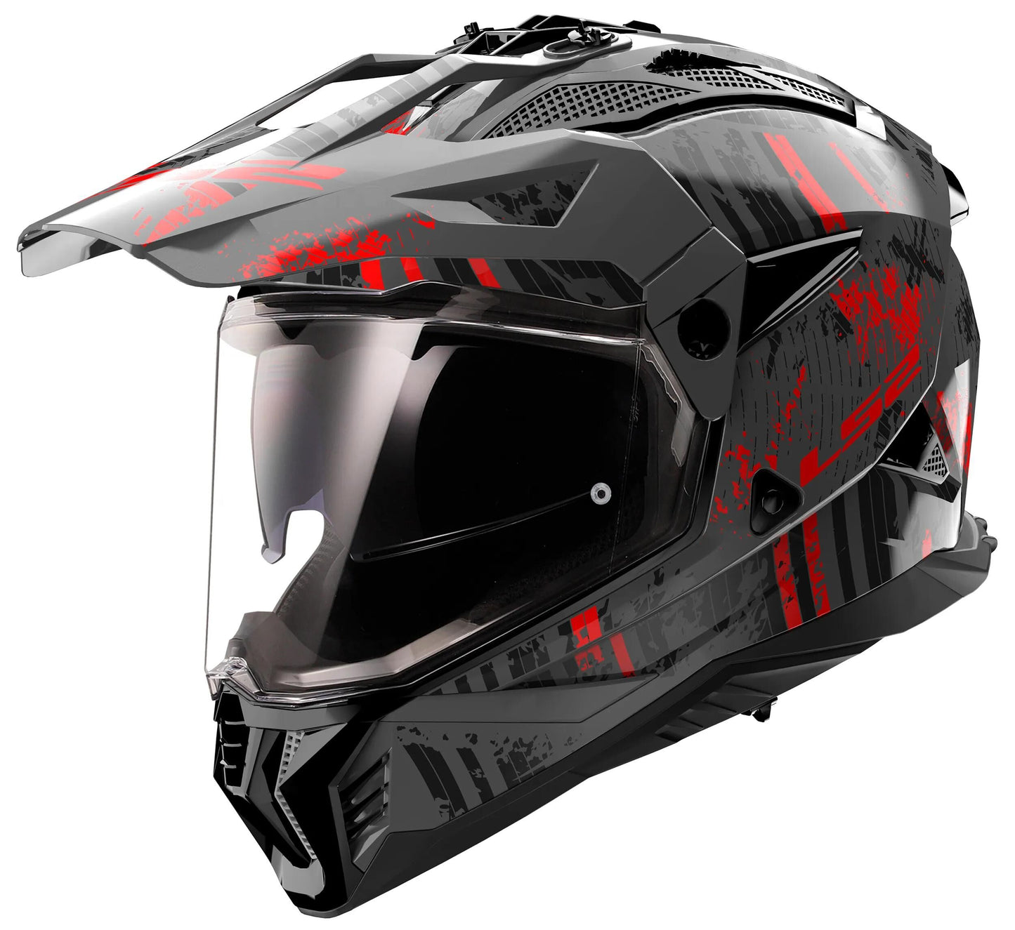 Ls2 endurohelm mx702 pioneer ii crazy helmet mx702 pioneer ii crazy sw rt gr. s
