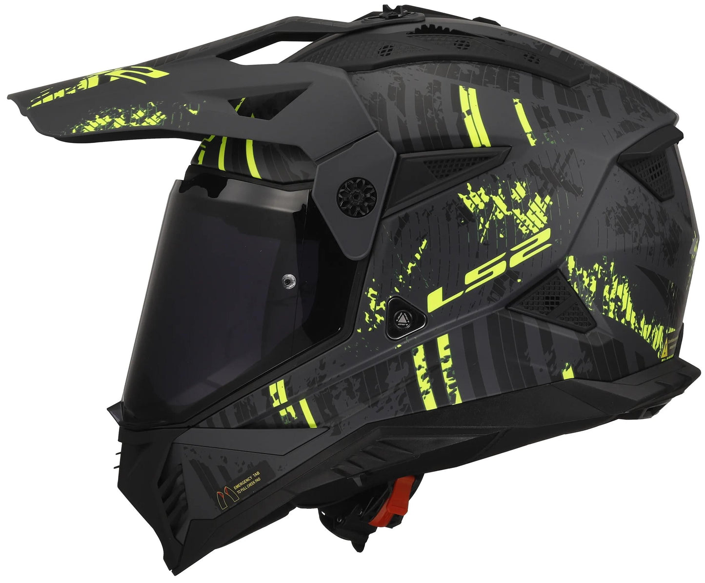 Casco enduro Ls2 mx702 Pioneer II Crazy. casco mx702 pawn.ii pazzo xl bl. già. Matt