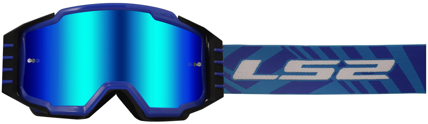 Ls2 charger pro occhiali motocross occhiali charger pro blu