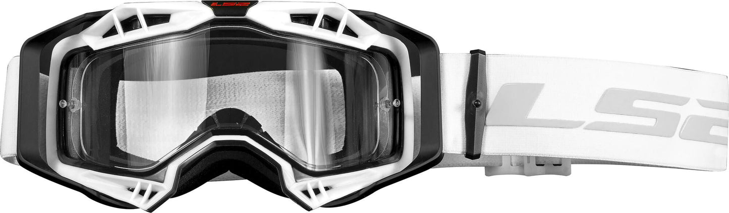 Occhiali motocross Ls2 aura enduro occhiali aura enduro nero bianco