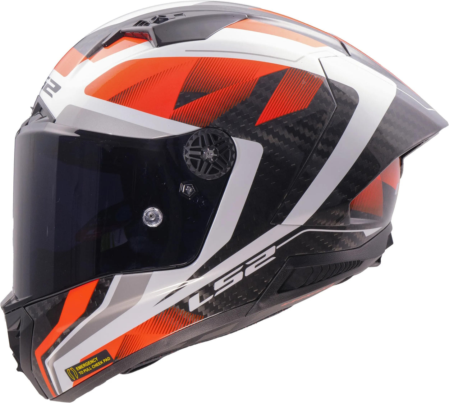 Casco integral ls2 ff805 thunder carbon gp Diamond casco ff805 Thunder gp raute xl blanco rojo