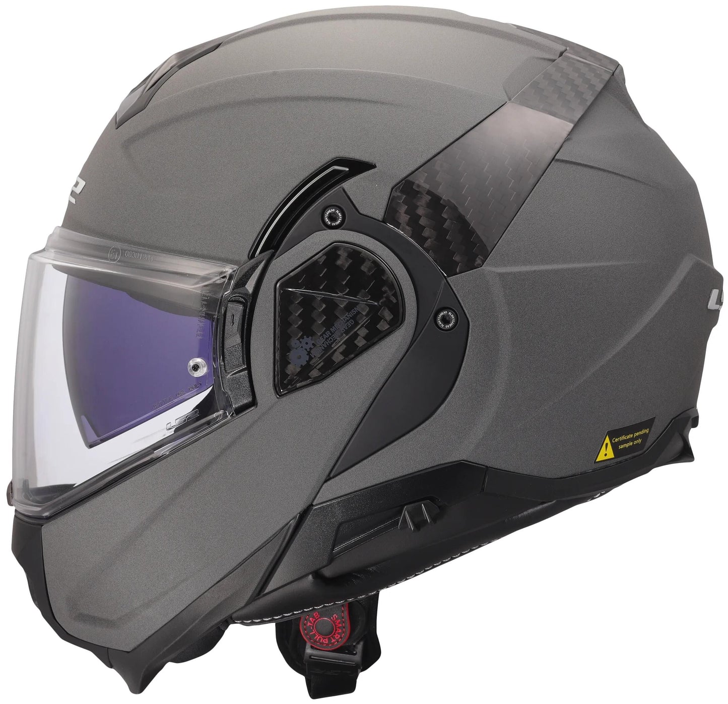 Casco abatible ls2 ff910 advant ii solid concrete. casco ff910 advant ii sol. hormigón xxl