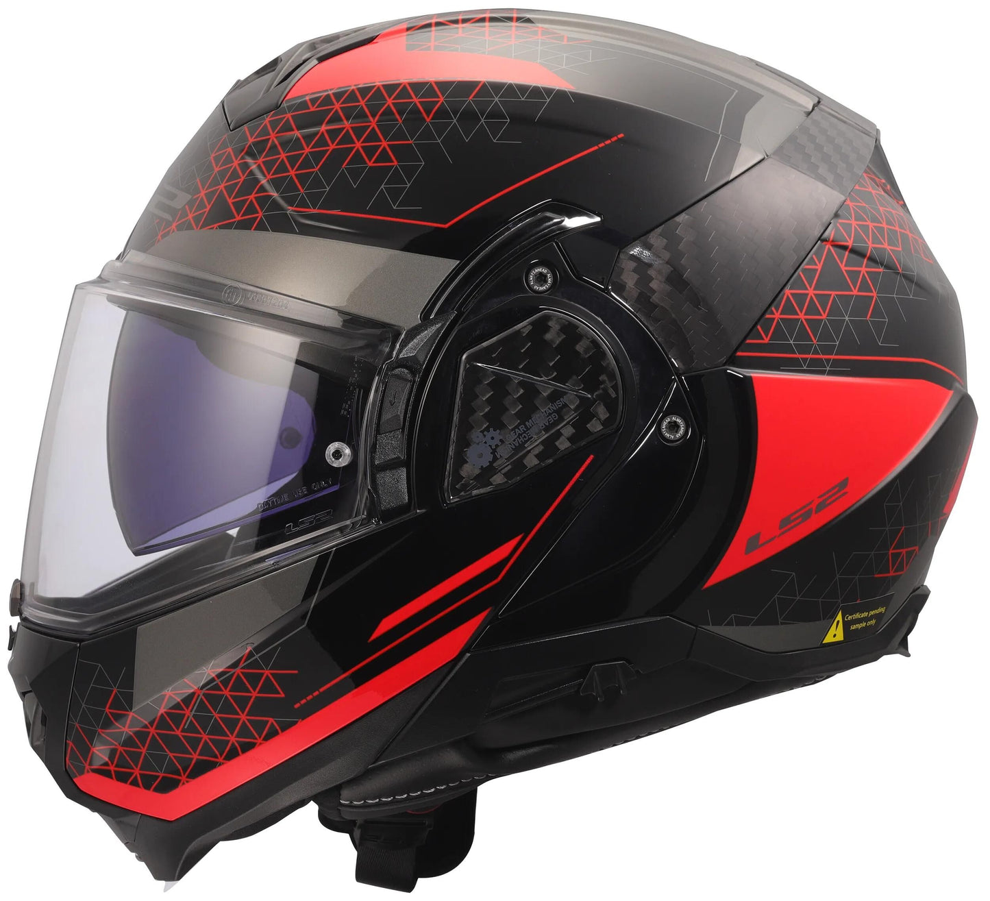 Casco abatible ls2 ff910 advant ii astral casco ff910 advant ii astral xl negro rojo