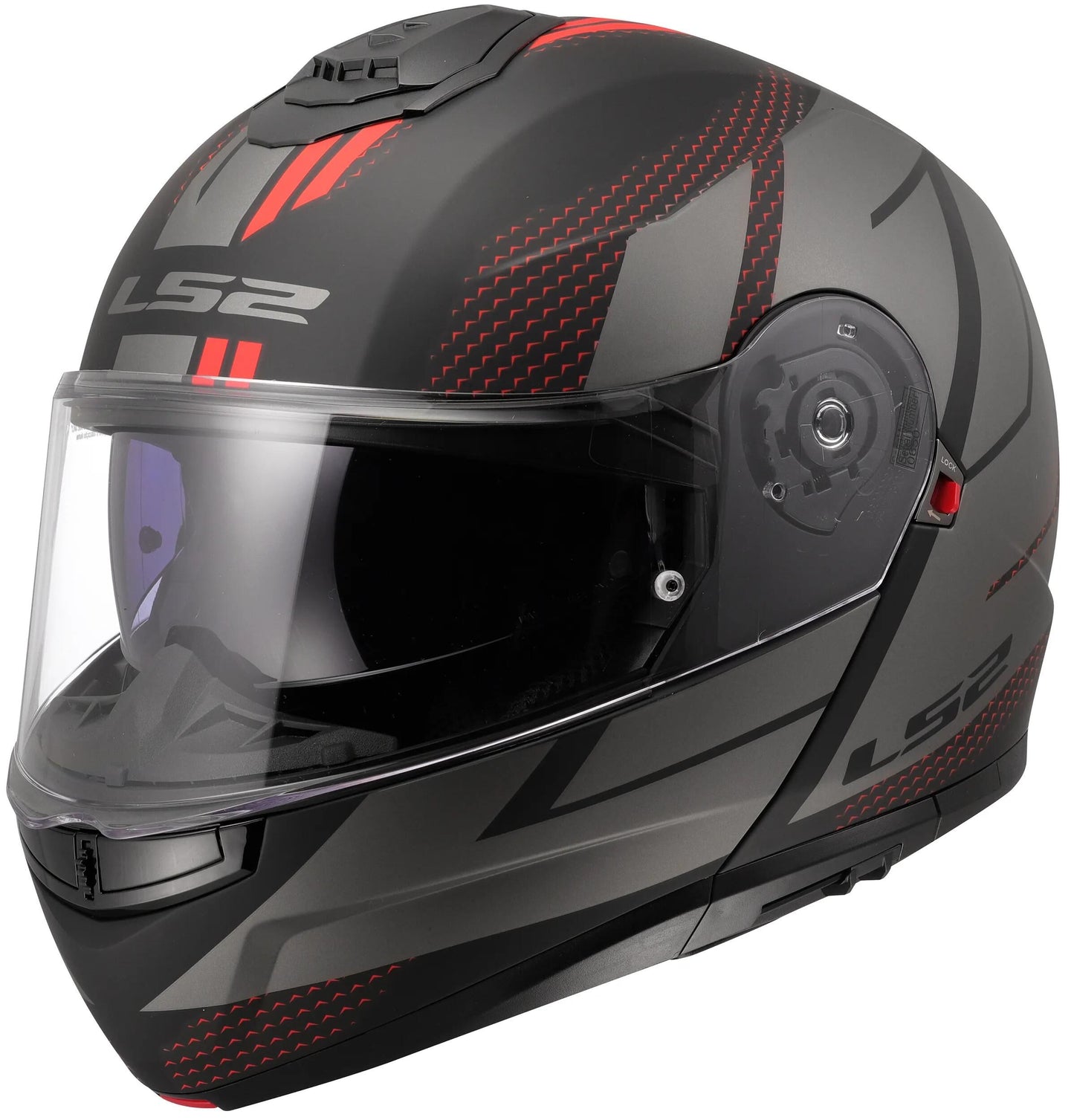 Casco apribile Ls2 ff908 strobe ii codice. casco ff908 paglia. ii codice xxl nero grigio opaco