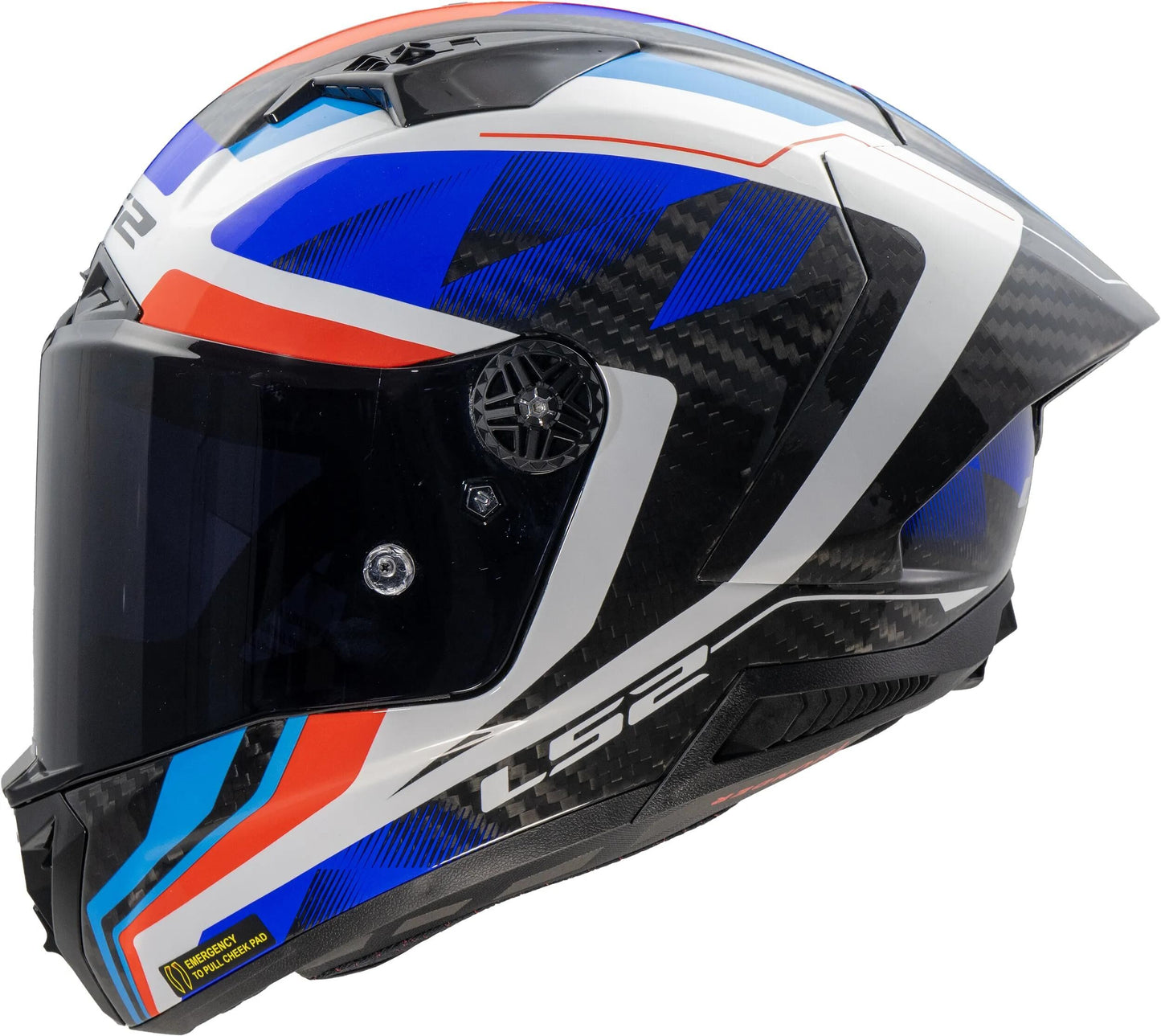 Ls2 integralhelm ff805 thunder carbon gp raute helmet ff805 thunder gp diamond blue red gr. s