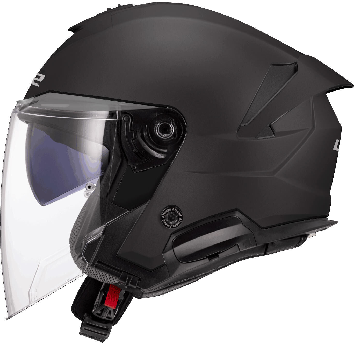 Casco jet ls2 de618 verso ii solid cascos de618 verso i solid negro mate gr. m