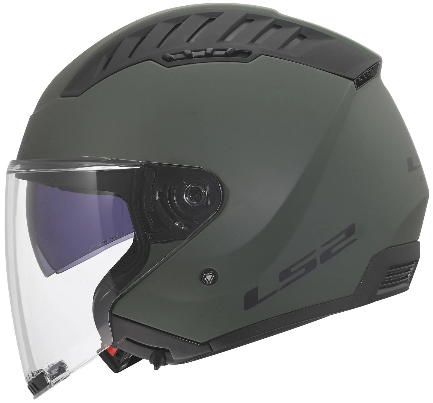 Ls2 casco jet of600 copter ii solid casco of600 copter i verde militar gr. yo