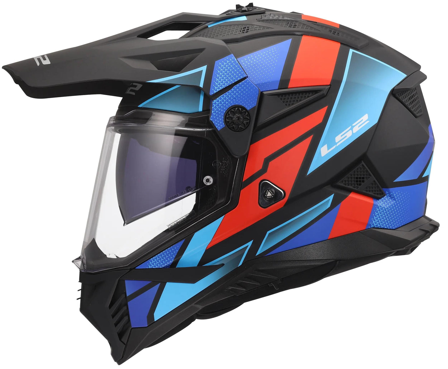 Casco enduro Ls2 mx702 Pioneer ii Block Casco mx702 Pioneer Block Matt bw rosso bl. xxl
