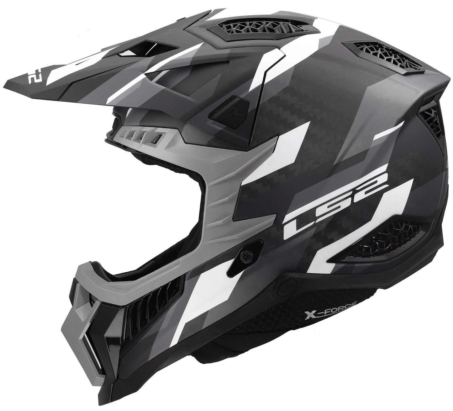 Casco motocross ls2 mx703 x-force phantom casco mx703 x-force phantom gr mate. talla xl