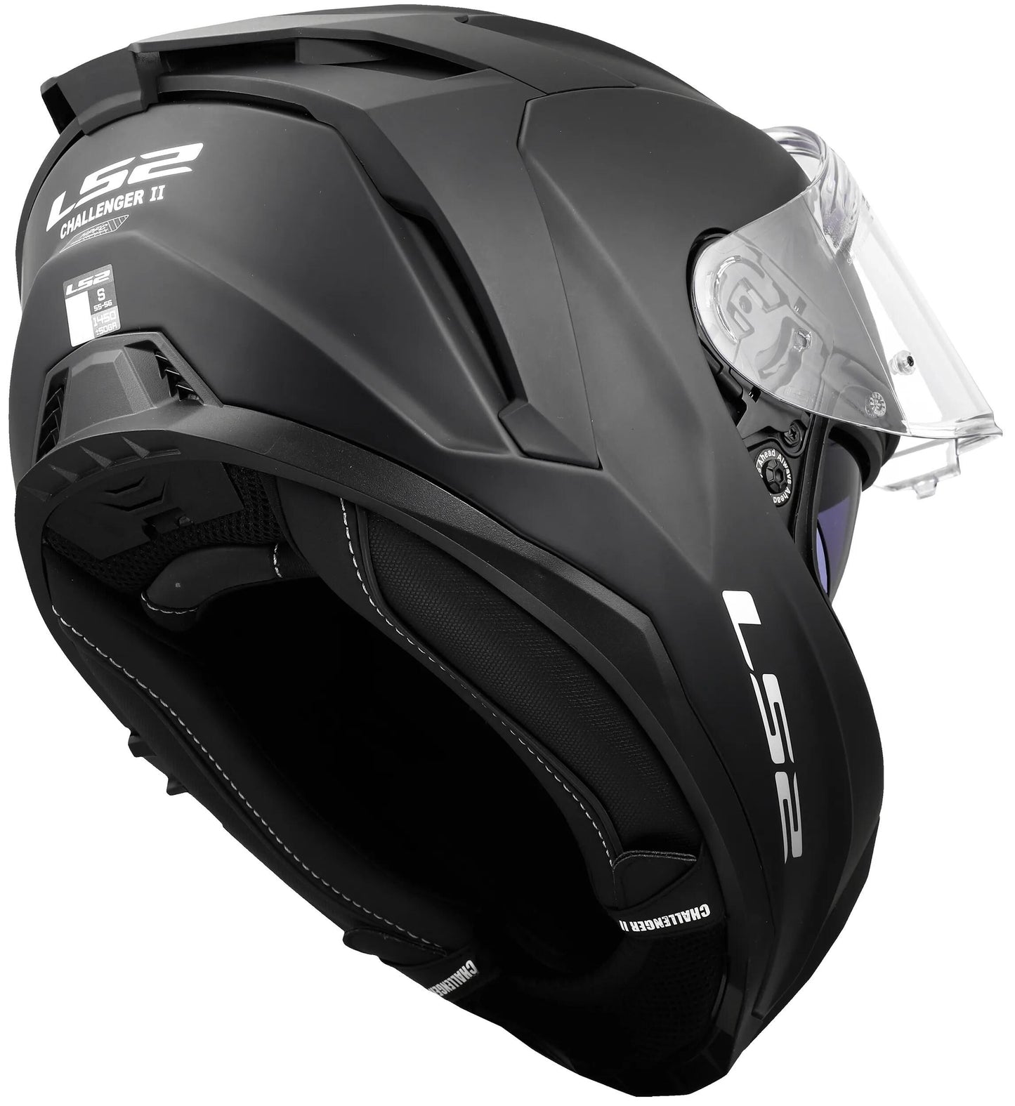 Casco integrale Ls2 ff817 challenger ii solid casco ff817 challenge ii solid matt nero m