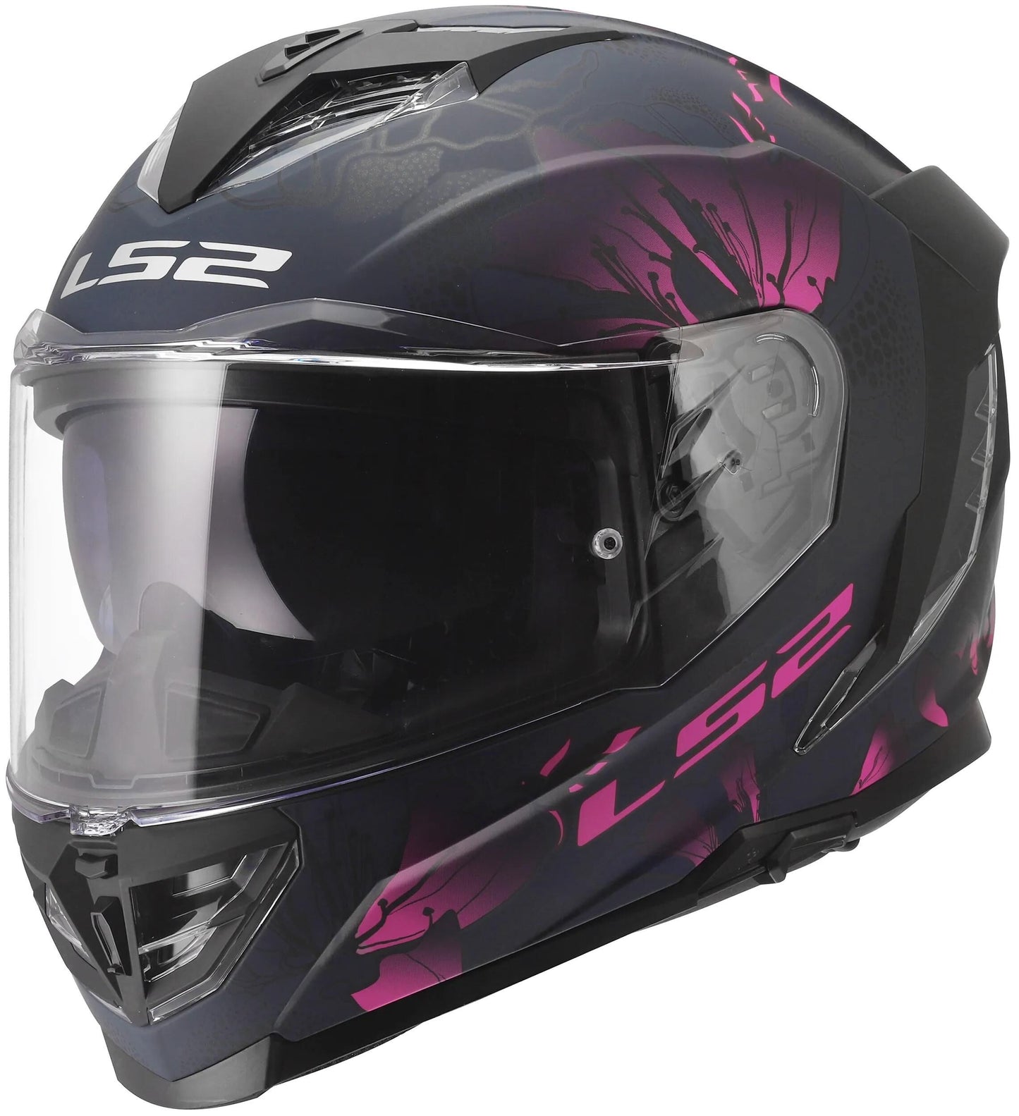 Ls2 integralhelm ff818 storm iii burst helmet ff818 storm ii brushes matt black pink l