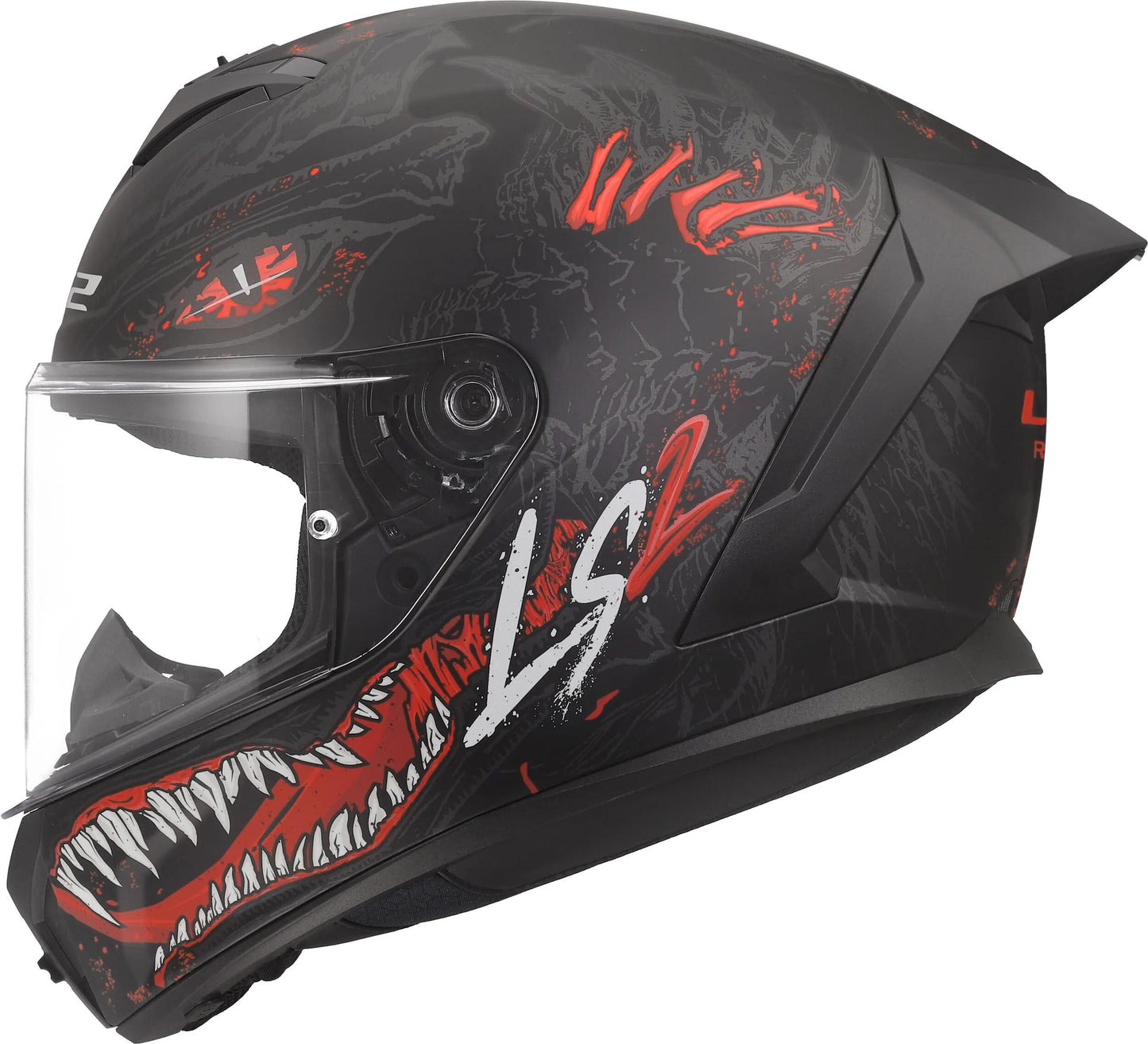 Ls2 integralhelm ff820 rapid iii kaiju ii helmets ff820 rapid i kaiju ii black red white