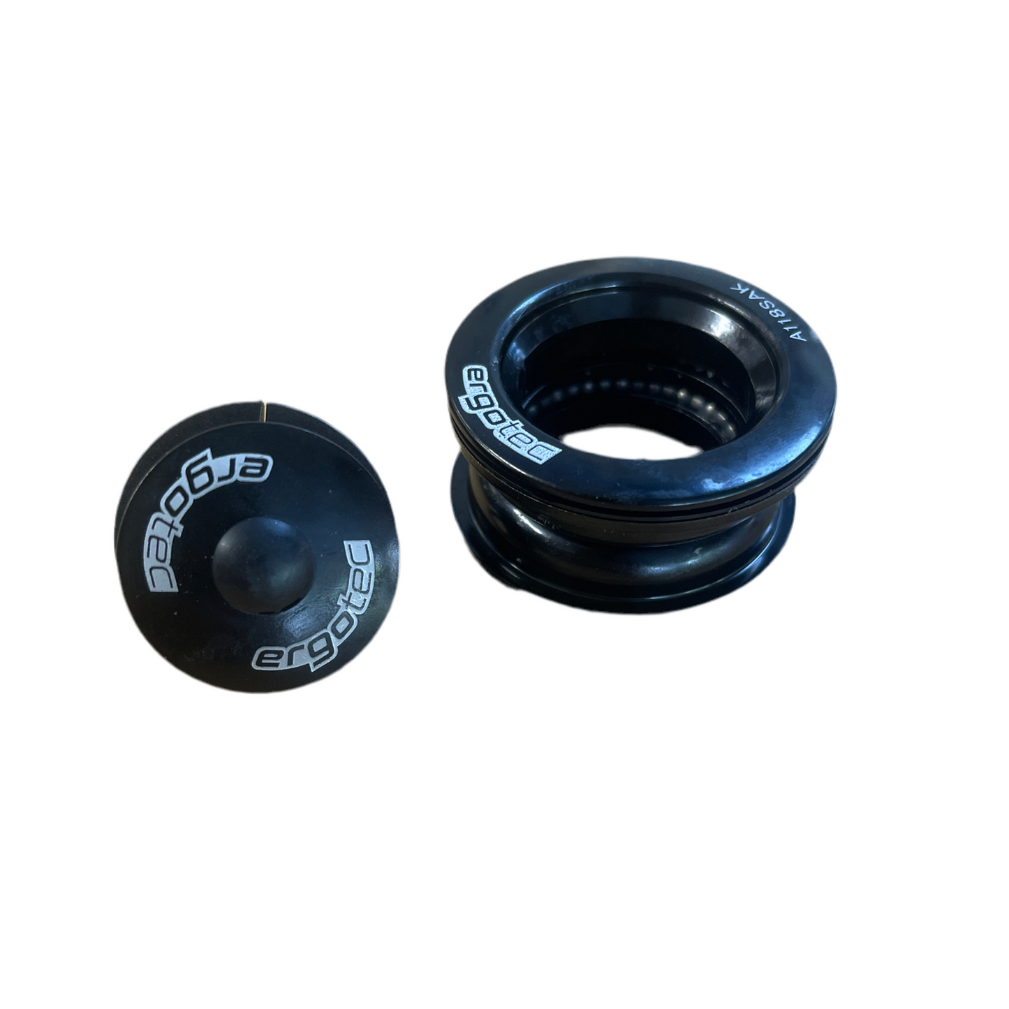 Ergotec Ball Head Set A118Sak por delante Alu Steel 28.6 44.0 mm negro