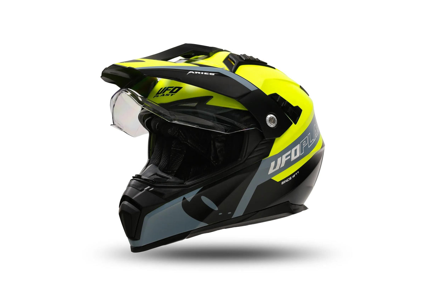 Casco enduro Ufo Plast Aries Casco Aries S Giallo Nero