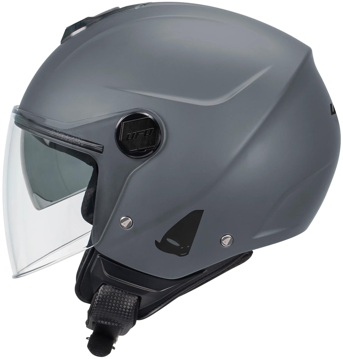 Ufo plast jethelm nixie helmet ufo nixie jet gray gr. m