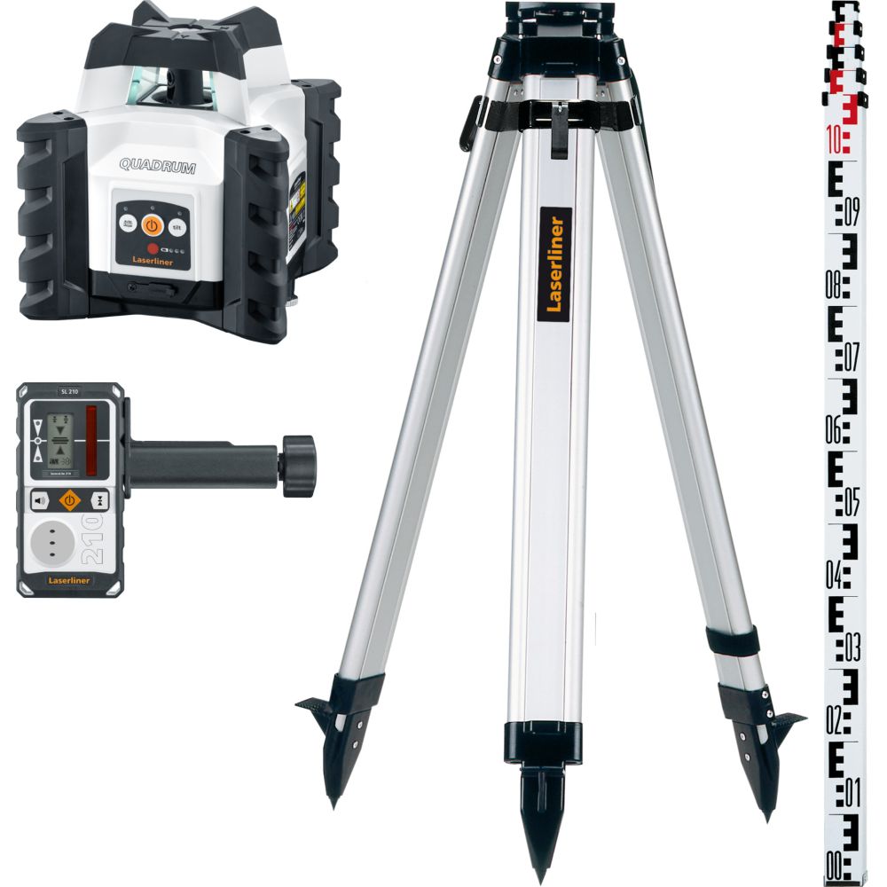 Laserliner quadrum compact 210s set laser rotazione 165 cm - 053.510a