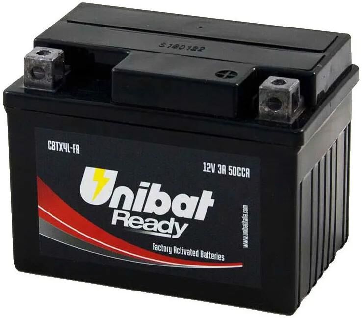 Batteria Unibat cbtx4l. batteria cbtx4l fa