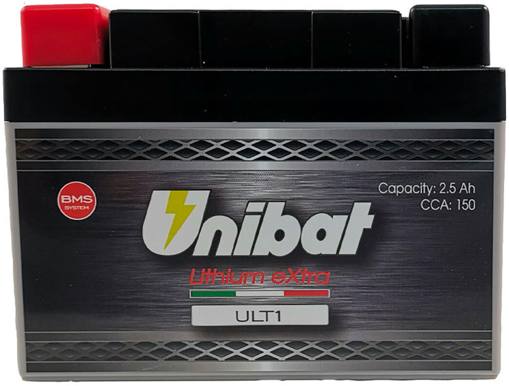 Batería unibat lifepo4 ult1. batería ult1 4pin litio extra