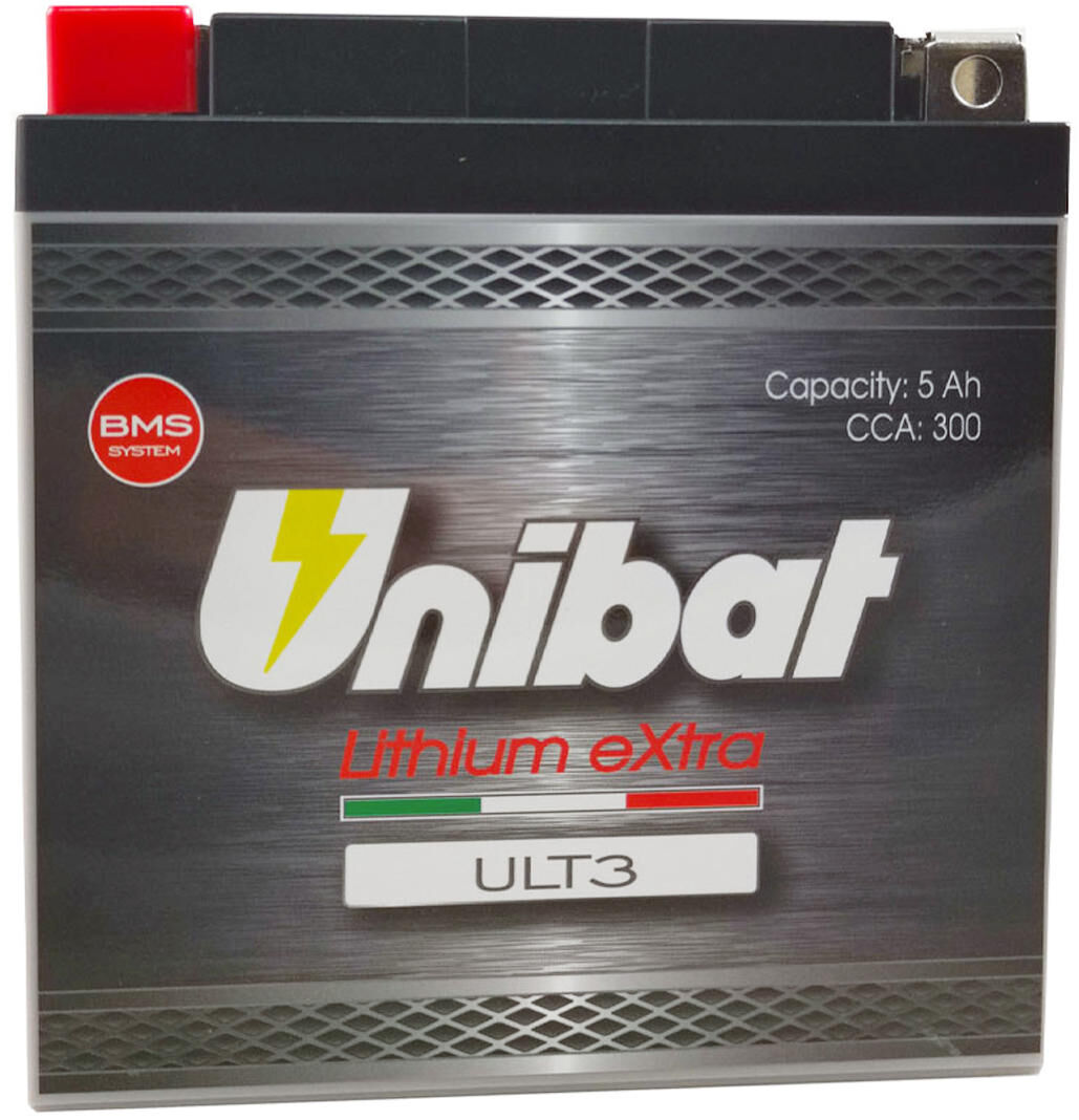 Batteria Unibat lifepo4 ult3. batteria ult3 4pin litio extra