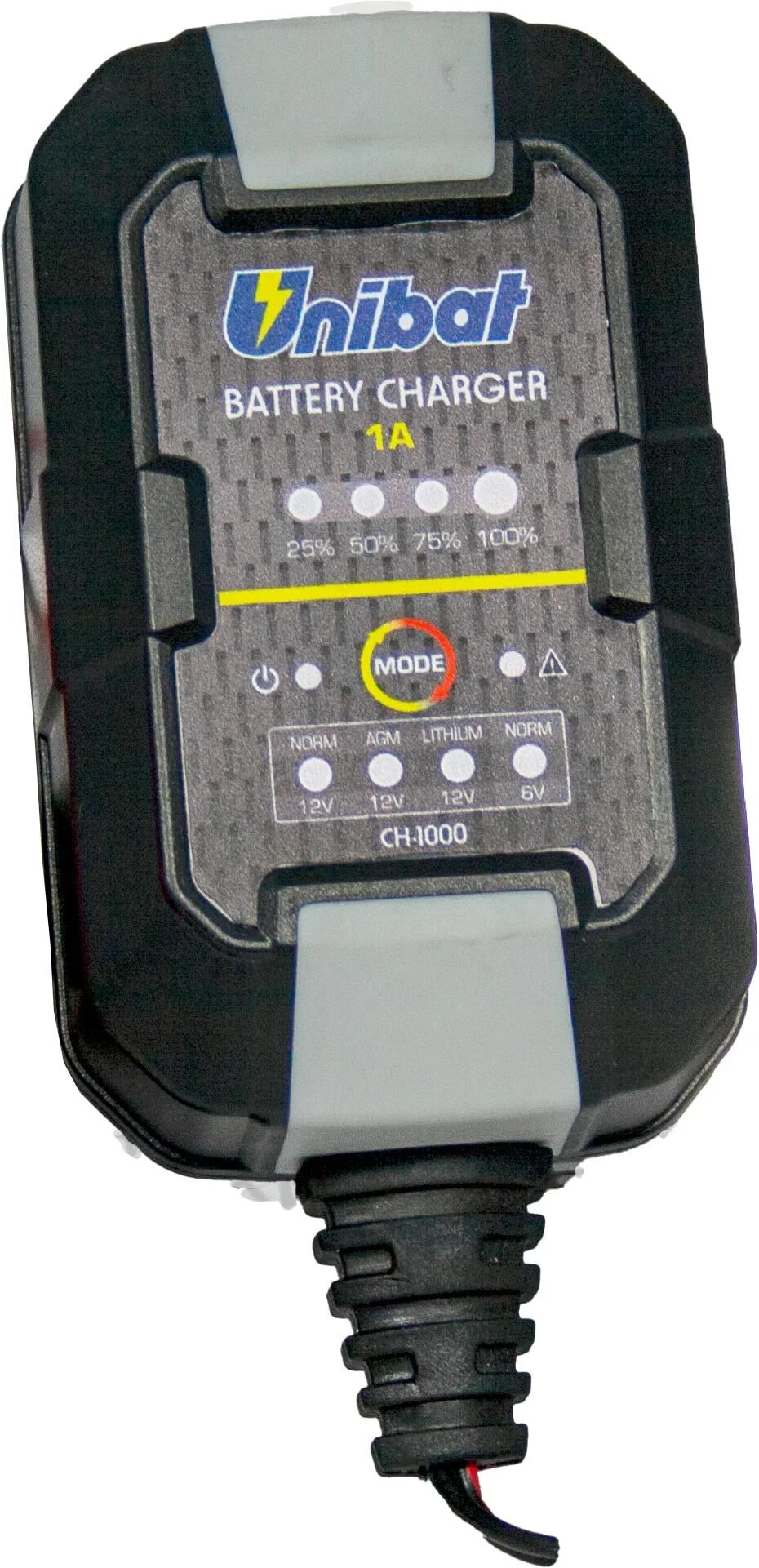 Caricabatterie Unibat ch-1000 caricabatterie ch-1000, 1a 6 12v +litio