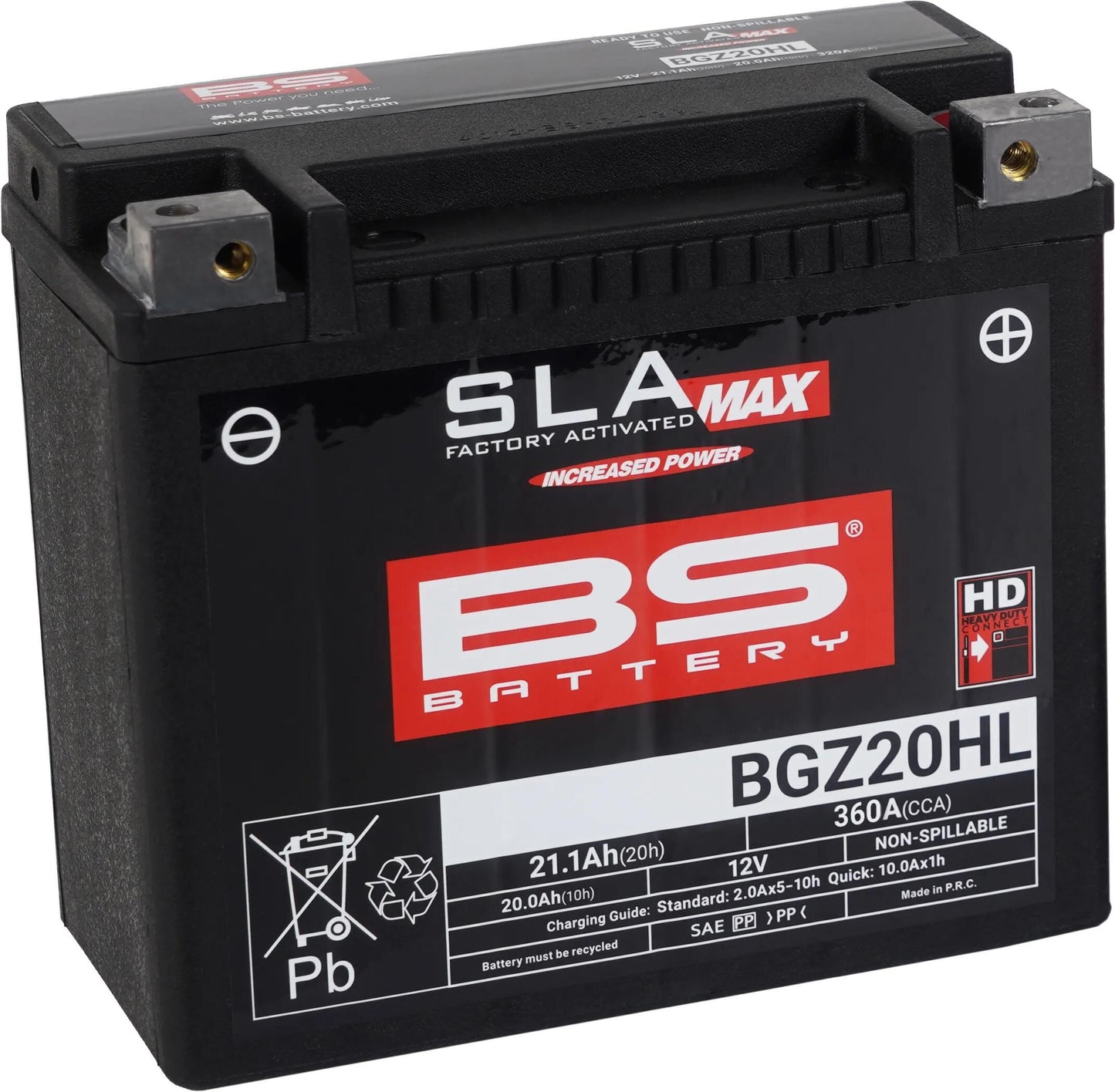 Batteria Bs-batteria bgz20hl btx20hl batteria btx20hl-bs bgz20hl bs sla-max hd
