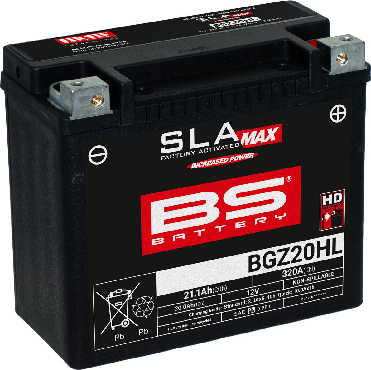 Batteria Bs-batteria bgz20hl btx20hl batteria btx20hl-bs bgz20hl bs sla-max hd