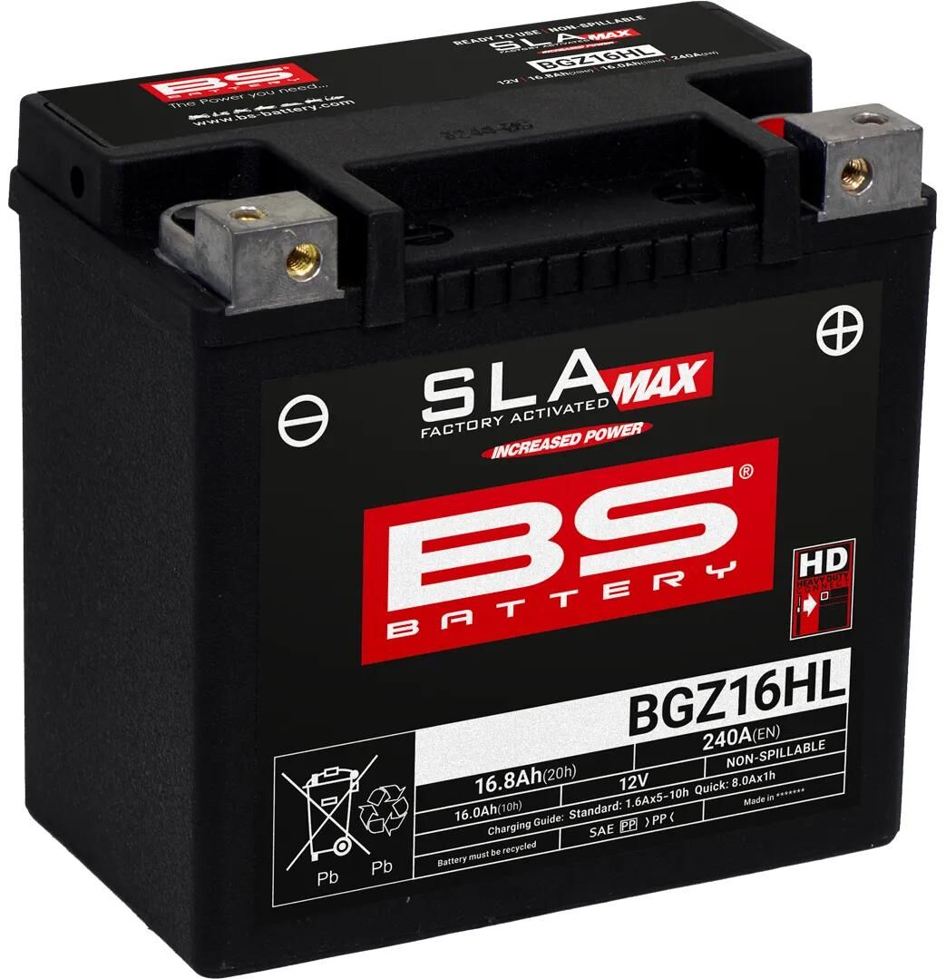 Batteria BS batteria BGZ16HL BS SLA-MAX HD