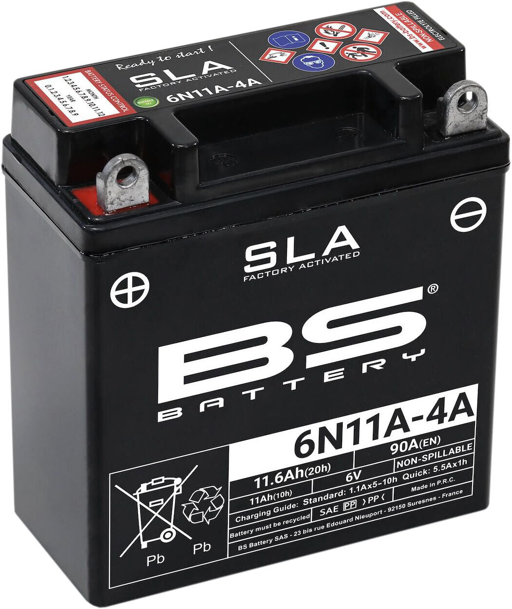 Batteria BS Batteria 6N11A-4A BS SLA
